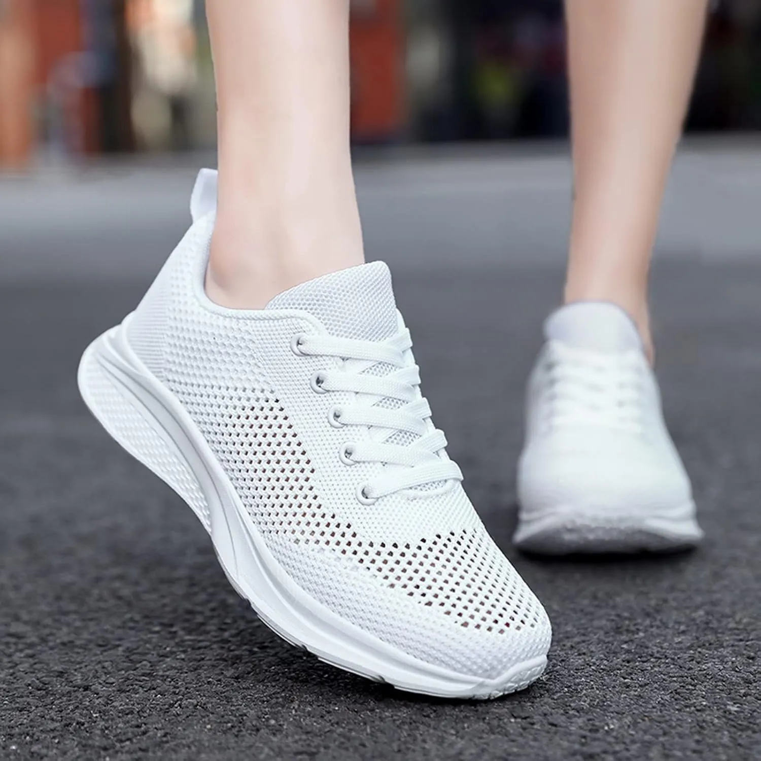 Women's Walking Shoes Lightweight Tennis Fashion Sneakers Lace Up Running Shoes for Men Sport Men Shoes Casual Chunky Sneakers Slip On Tennis Shoe Trainers Shoe