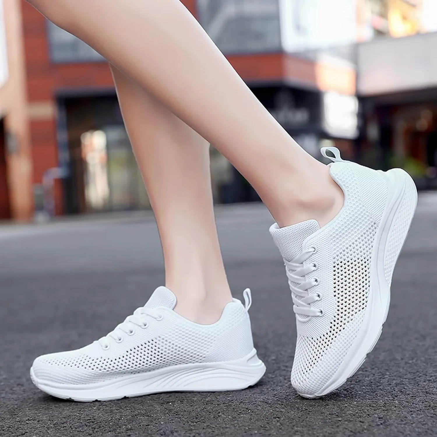 Women's Walking Shoes Lightweight Tennis Fashion Sneakers Lace Up Running Shoes for Men Sport Men Shoes Casual Chunky Sneakers Slip On Tennis Shoe Trainers Shoe