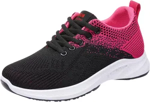 Women's Walking Shoes Mesh Breathable Lightweight Fashion Non Slip Work Shoes Women Sport Men Shoes Casual Casual Sneakers Brown Tennis Shoe Cross Trainer Shoe