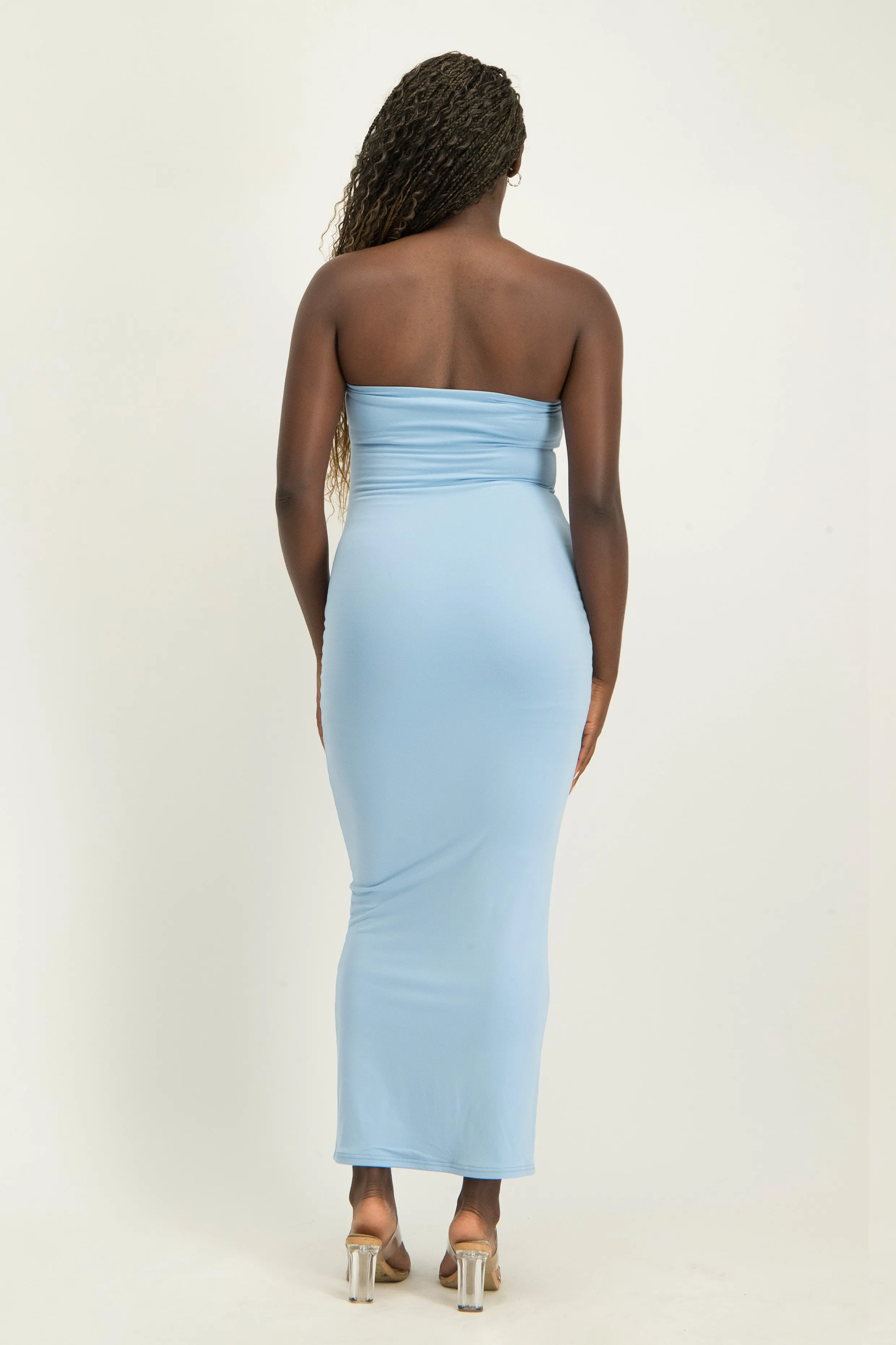 XTRA LENGTH Lounge Bandeau Bodycon Dress