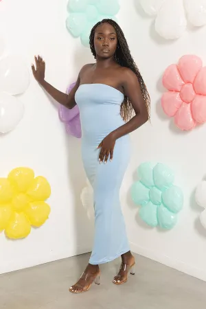 XTRA LENGTH Lounge Bandeau Bodycon Dress