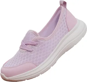 ZWRXW Women's Orthopedic Loafers Slip-On Walking Shoes Arch Support & Non-Slip Breathable Shoes Low Top Fashion Sneakers Lightweight Outdoor Hiking Sneakers
